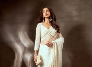 Rakul Preet Singh Instagram - Saree vibes 💕 #nbt awards