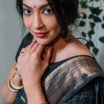 Ramya Subramanian Instagram - There is nothing better than getting festive ready ♥️🤗! 📸 @anirudh.sriknth Saree - @thepallushop MUA- @makeoverby_shwetha_