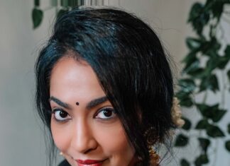 Ramya Subramanian Instagram - There is nothing better than getting festive ready ♥️🤗! 📸 @anirudh.sriknth Saree - @thepallushop MUA- @makeoverby_shwetha_