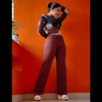 Raveena Daha Instagram - 🤎🐻🍂 Boot cut pant from :@shopping_factory11 😍 #RD #raveena #raveenadaha