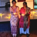 Reenu Mathews Instagram - Diwali 2022 at home. Mom & I decided to give a sweet Diwali surprise to our Househelp & family. The Happy smiles says it all. Happy Diwali once again Fam ❤️ . . #diwalivibes #diwali2022 #diwaliathome #lovenlight #gratefulheart Kerala, India