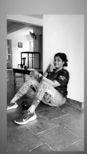 Remya Nambeesan Instagram - @shravan_fitlife !! Ok Brother bye 😓🏃🏽‍♀️☠️ !! #reels #reelsinstagram #reelsvideo #reelitfeelit #feelitreelit❤️