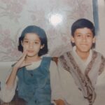 Richa Panai Instagram – Happy Rakshabandhan bhai!ILove u!👫🏼💝 #childhoodmemories #happyrakshabandhan #brolove Lucknow