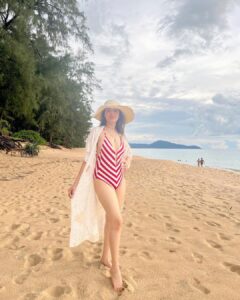Richa Panai Instagram - I choose these bikinis coz I don’t have abs n I loveee my food more than anything.. so I have made my peace with it❣️💋🤍 #yolo #onelife #iliveforfood M Beach Club Phuket