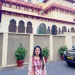 Richa Panai Instagram – Mesmerised by the beauty of this palace!!!🌺🪷🦚 Rambagh Palace