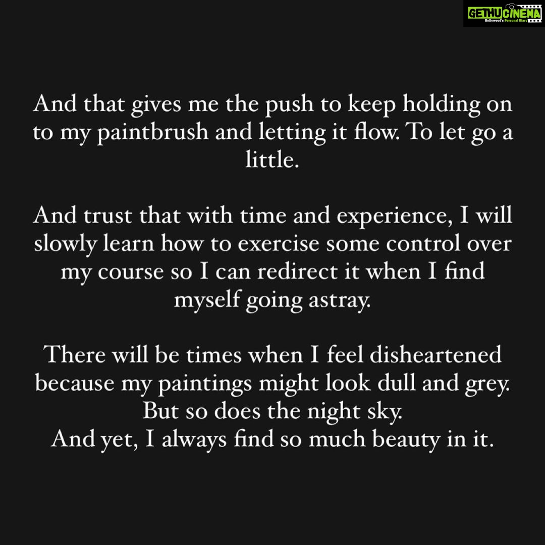 Ritika Singh Instagram - Just a little something I wrote just now. I have a few notes like this saved in my drafts, but I don’t feel confident enough to post them 🙈 This one is going up only because I was finally able to summarise my thoughts about the sky full of stars✨ Hope you like reading it! Goodnight 🌙 #latenightthoughts #skyfullofstars #moonlightmagic