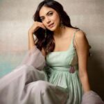 Ritu Varma Instagram - Candy floss dreams ☁️ For #NithamOruVaanam promotions Outfit @geethikakanumilli Jewellery @houseofqc Stylist @sandhya__sabbavarapu Styling team @team_sandhya @rashmi_angara @thumu_bhavana @sirichandana_medi Photography @kiransaphotography