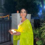 Ritu Varma Instagram - Diwali hain 🪔 Also, my mamma bear clicks the best photos ❤️