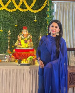 Rucha Hasabnis Instagram - Amcha bappa 🙏
Happy Ganesh Chaturthi ❤️
.
.
#ganpati2022