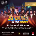 Saiee Manjrekar Instagram - Da-Bangg The Tour - Reloaded is coming to Expo 2020 Dubai on 25th February 2022. Book your tickets now : https://dubai.platinumlist.net/event-tickets/83228/salman-khan-sonakshi-disha-patani-pooja-hegde-aayush-sharma-saiee-manjrekar-guru-randhawa-kamaal-khan-more-live-in-expo-2020-dubai-uae @beingsalmankhan @thejaevents @jordy_patel aadu_adil @sohailkhanofficial @aslisona @dishapatani @hegdepooja @aaysharma @gururandhawa @imkamaalkhan @manieshpaul @thebushramahdi @rredfilms @expo2020dubai #Expo2020 #Dubai @btosproductions #dabanggthetourreloaded #dubaiexpo2020 #salmankhan #sonaksinha #dishapatani #poojahegde #aayushsharma #saieemanjrekar #gururandhawa #kamaalkhan #manieshpaul