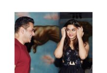 Saiee Manjrekar Instagram - Happy Birthday @beingsalmankhan sir! Thank you for being my mentor, guide, first hero and for giving me a chance to be Khushi. Always going to look up to you!