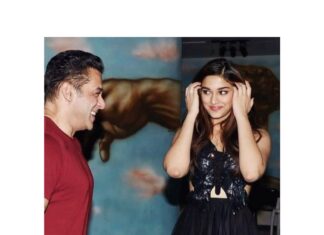 Saiee Manjrekar Instagram - Happy Birthday @beingsalmankhan sir! Thank you for being my mentor, guide, first hero and for giving me a chance to be Khushi. Always going to look up to you!