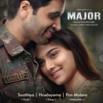 Saiee Manjrekar Instagram – A soothing melody from #MajorTheFilm 🎶

#Hrudayama | #Saathiya | #PonMalare Full video song out tomorrow at 11:07 AM❤️

#Major #MajorOnJune3rd

@AdiviSesh @sobhitad @sashikirantikka @urstrulymahesh @sricharanpakala @sidsriram @javedali4u #Ayraan @kk_writer1 #VnvRameshKumar #Ritheshrajwada @sam_mathew_ad @sonypicsfilmsin @GMBents @AplusSMovies @zeemusiccompany