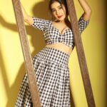 Sakshi Agarwal Instagram - Glowing and Growing🔥 . #photooftheday #checkered #coordset #instafashion #sakshiagarwal . Photographer : @alex_judeson Stylist : @thehouseofanjii Makeup - @arthibalajimakeoverstyles Hair - @muthulakshmiravichandran Chennai, India