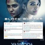 Samantha Instagram – Day made…Thank you for the encouragement and appreciation. Feel motivated to work harder. Ever grateful 🙏🙏
#YashodaTheMovie