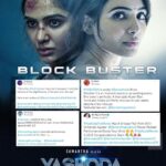 Samantha Instagram – Day made…Thank you for the encouragement and appreciation. Feel motivated to work harder. Ever grateful 🙏🙏
#YashodaTheMovie