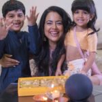 Sameera Reddy Instagram - 🪔My family and I are ready for Diwali with Amazon Alexa! You too can let Alexa help you celebrate the season to the fullest💫 From operating smart lights, and telling you stories about the festival, to giving you Diwali recipes and even livening up your Diwali parties, Alexa can help you do it all. Get your Echo smart speakers now! 🌟 #Ad #AmazonGreatIndianFestival #JustAsk #GetSmartWithAlexa #AmazonSeLiya @amazonalexaindia 💫