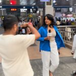 Sameera Reddy Instagram – Mumbai Meri Jaan❤️Vada Pav to interviewing Mumbaikars on a local train! Recorded our latest podcast with the gorgeous @shahanagoswami Can’t wait to share the final masti with you peeps! #photodump #mumbai Chhatrapati Shivaji Maharaj Terminus Railway Station CSTM