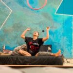 Samyuktha Hegde Instagram - Torn acl but banging spirit! 3 weeks on bed, now I’m finding new ways to entertain myself! Ps: now be nice and appreciate it okay ? #injuryrecovery #progressoverperfection #loveandlight