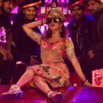 Samyuktha Hegde Instagram - Swipe that way!!! Bts from my special song sequence in the movie Raana #MalliMalli Had sooo much fun shooting for this ❤️ Thanks to everyone who was part of this song ❤️