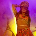 Samyuktha Hegde Instagram - Swipe that way!!! Bts from my special song sequence in the movie Raana #MalliMalli Had sooo much fun shooting for this ❤️ Thanks to everyone who was part of this song ❤️