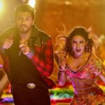 Samyuktha Hegde Instagram - Swipe that way!!! Bts from my special song sequence in the movie Raana #MalliMalli Had sooo much fun shooting for this ❤️ Thanks to everyone who was part of this song ❤️
