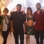 Samyuktha Hegde Instagram - Swipe that way!!! Bts from my special song sequence in the movie Raana #MalliMalli Had sooo much fun shooting for this ❤️ Thanks to everyone who was part of this song ❤️