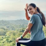 Sanchana Natarajan Instagram – Up above ⛰️