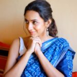 Sanchana Natarajan Instagram - 💙 Shot by @harini_sarathy MUAH @teamdiamondartistry Brand @imainila_collective Jewellery @mspinkpantherjewel Agency @sodmedigital