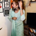 Sanchana Natarajan Instagram - Late night ✨ Wearing @themavishstudio