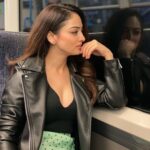 Sandeepa Dhar Instagram - The Girl on the Train 🧃 . #travel #autumn #londonlife London, United Kingdom