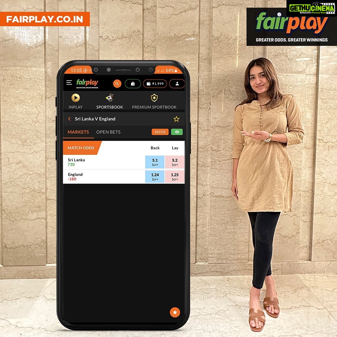 Saniya Iyappan Instagram - This World Cup, don't just watch, WIN Big EVERYDAY! Get a 300% bonus on your first deposit on FairPlay- India’s first licensed betting exchange with the best odds in the market. Bet now and cash in your profits instantly. Find MAXIMUM fancy and advance markets on FairPlay Club! This World Cup get a FLAT 10% lossback bonus! Register now for totally safe and secure betting only on FairPlay! 💰INSTANT ID creation on WhatsApp 💰Free Gold Loyalty status upgrade with upto 6% bonus on every deposit and special lossback 💰Free instant withdrawals 24*7 💰Premium customer support Get, set, bet and WIN! #fairplayindia #fairplay #safebetting #sportsbetting #sportsbettingindia #sportsbetting #cricketbetting #betnow #winbig #wincash #sportsbook #onlinebettingid #bettingid #cricketbettingid #bettingtips #premiummarkets #fancymarkets #winnings #earnnow #winnow #t20cricket #cricket #ipl2022 #t20 #getsetbet