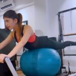 Sanjana Sanghi Instagram - 1000 Diwali sweets & feasts later. Hello reality 👋🤯 ______________ Jokes aside, the Pilates studio has been my safest haven since many years now. It transformed my relationship with my body, my mind, my calm. It’s a release at the end of extremely long days at work, and an energiser before the madness of a day kicks off. It’s love! 💕 . . @flowhouse.pilates 🎥✨ : @throwbakc