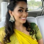 Sanjana Singh Instagram - “Don't take life too seriously. “Spread love everywhere you go. ❤️ At #madurai #event #sari