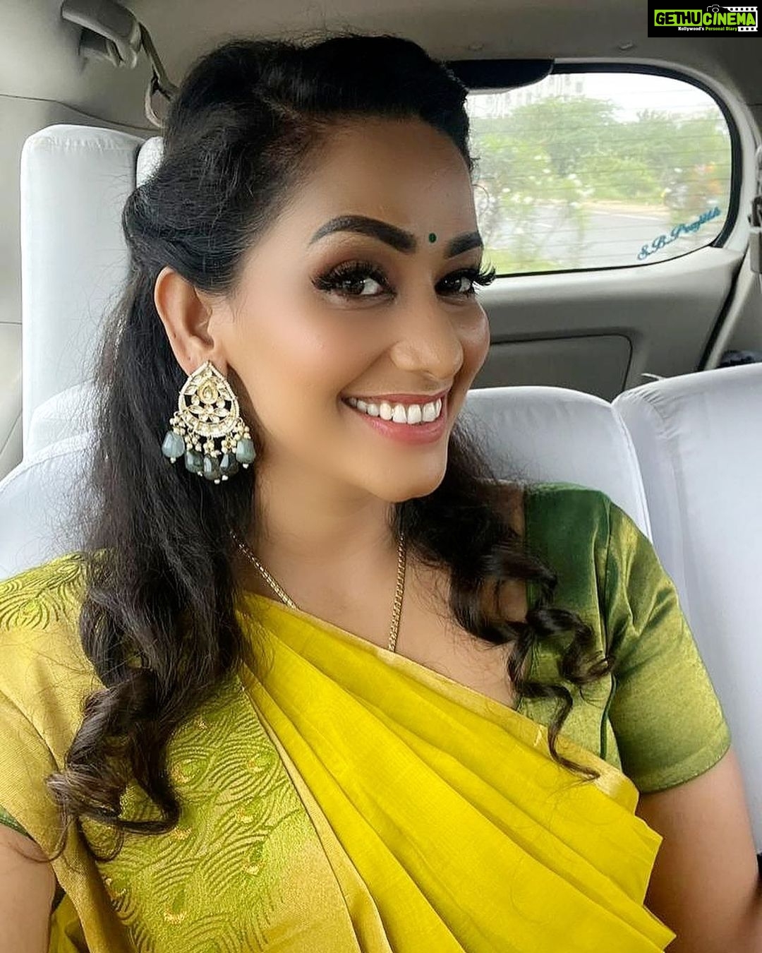 Sanjana Singh Instagram - “Don't take life too seriously. “Spread love everywhere you go. ❤️ At #madurai #event #sari