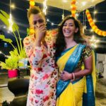 Sanjana Singh Instagram - Diwali celebration with my best friend, Best friends forever ❤️ @sidneysladen @sidneysladenofficial #diwali #instalike #instadaily #bestfriend #spreadlove