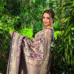 Sanjjanaa Instagram - Beautiful saree by @glorious_threads_by_divya , 💄 @ss_makeover_by_suha @sapna_beauty_and_beyond Karnataka, Bangalore