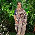 Sanjjanaa Instagram - Beautiful saree by @glorious_threads_by_divya , 💄 @ss_makeover_by_suha @sapna_beauty_and_beyond Karnataka, Bangalore