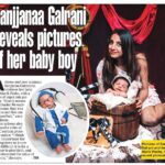 Sanjjanaa Instagram – @bangalore_times , thank you to feature me & mom in my first ever photograph revealed in public domain , thank you so much team @timesofindia to make us feel so special , very gratifying 🙏 – @princealarik , @sanjjanaagalrani 

Thanx to photographer  @harshitavenu @happeningpixels 📷 , to capture me , I was only 18 days old when this shoot happened & I will cherish it for my life aunty , thanx ❤️ 

@divya_makeover_artistry did moms make up 💝
Wardrobe by @vicchucreations Karnataka, Bangalore