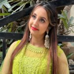 Sanjjanaa Instagram - Beautiful outfit by my favourite @laxmikrishnaofficial 👗 Jewellery @rubans.in 💄 @anupama_makeoverartistry 👱‍♀️ @ss_makeover_by_suha Karnataka, Bangalore