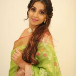 Sanjjanaa Instagram - #Saree is truly the beauty of a #woman , #sanjanagalrani #sanjana #princealarik #saree #sareefashion #sareedraping #south #indian Karnataka, Bangalore