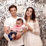 Sanjjanaa Instagram - It was so much fun to be celebrating My birthday with my baby for the first time .. thank the almighty to have given me every thing that I want 🎥 @arundhavaskar Decor by @hidden.lightz @morizhennur location , @danyamakeupartist , @laxmikrishnaofficial - #sanjana 👗 @shcreation2022 #alarik 👗 @label_poppins baby pink bib . Karnataka, Bangalore
