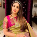 Sanjjanaa Instagram - Life is as beautiful as you can imagine it can be .. I love supporting local businesses and specially more of its headed by women , Bhargavi may you have a very bright future .. she is the founder of @sasucreations & works from her home … your saree really made me look & eternally feel outstanding & beautiful … @ss_makeover_by_suha saree draping , hair & shoot coordination , @enchanted_by_zomi 💄 @dark_emerald_0702 📷 Karnataka, Bangalore