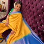 Sanjjanaa Instagram - Sanjjanaa Galrani & team @sanjjanaafoundation wish you a very happy Diwali . 🪔🪔🪔🪔🪔🪔 May this Diwali, burn of all your sorrows & lite up your life with happiness & great luck .. Saree - @kainathboutique , Designer Blouse @vibbhinna @ss_makeover_by_suha hair . @enchanted_by_zomi 💄 Karnataka, Bangalore