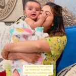 Sanjjanaa Instagram - Mommy is wearing @laxmikrishnaofficial , Alaric is wrapped in @the_mom_store ##instamom #instababy #indianactress #princealarik #indianmom #indiankids #indiankidswear #actressmomhustle #justborn #indiancelebrity #indiancelebrities #momtobe #sanjjanaa #sanjanagalrani #sanjana #sanjjanaagalrani