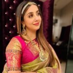 Sanjjanaa Instagram - Life is as beautiful as you can imagine it can be .. I love supporting local businesses and specially more of its headed by women , Bhargavi may you have a very bright future .. she is the founder of @sasucreations & works from her home … your saree really made me look & eternally feel outstanding & beautiful … @ss_makeover_by_suha saree draping , hair & shoot coordination , @enchanted_by_zomi 💄 @dark_emerald_0702 📷 Karnataka, Bangalore