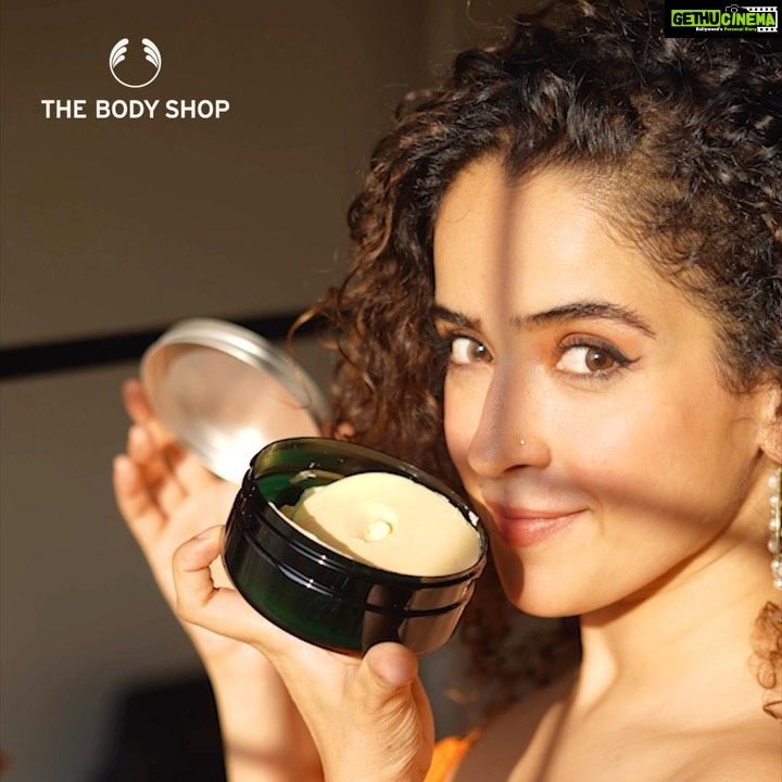 Sanya Malhotra Instagram - Meet my ultimate hydration hero, my all time favourite Mango body butter from @thebodyshopindia. Have been forever in love with how it super nourishes my skin & ofcourse its heavenly juicy mango fragrance. Grab your favourite vegan body butter today to keep your skin well hydrated this season. #TheBodyShopIndia #TBSIndia #TBSBodyButters #VeganBeauty #ChangmakingBeauty #CrueltyFree #ad