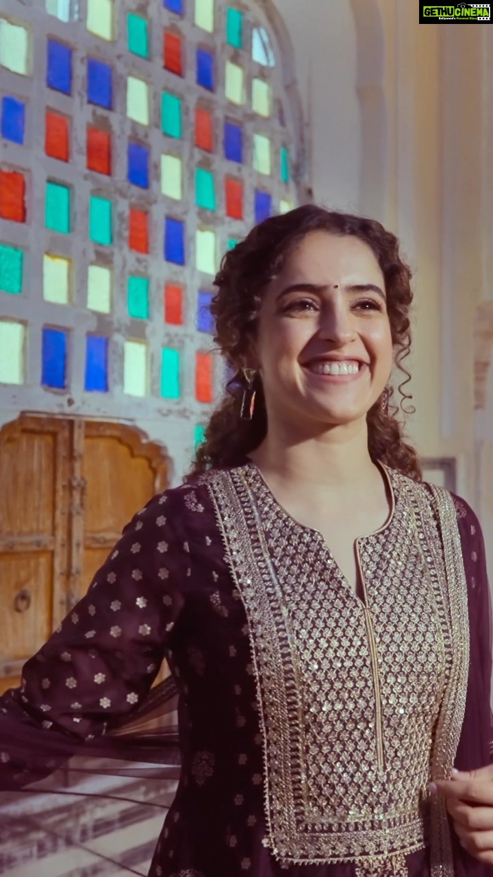Sanya Malhotra Instagram - Calling all desi girls! Add that spark to all your festive plans with this purple Anarkali from Kashish. Head over to your nearest Shoppers Stop store, website or app to shop this elegant ethnic wear collection by Kashish. Additional offer: 💳 Get 10% instant discount for ICICI bank card users T&C apply* #ShoppersStop #Diwali #diwali2022 #diwalifashion #indianwear #fashion #diwalioutfits #kurta