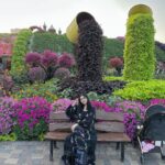 Sarah Khan Instagram - 🌺 🌸 🌹 New vlog is out 💕 Link in bio 🔝 Wearing @fillyboo Dubai Miracle Garden
