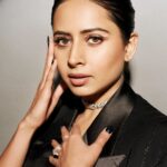 Sargun Mehta Instagram - Bad vibes dont go with my outfit🖤 Make up - @shaylinayak Hair - @ashisbogi